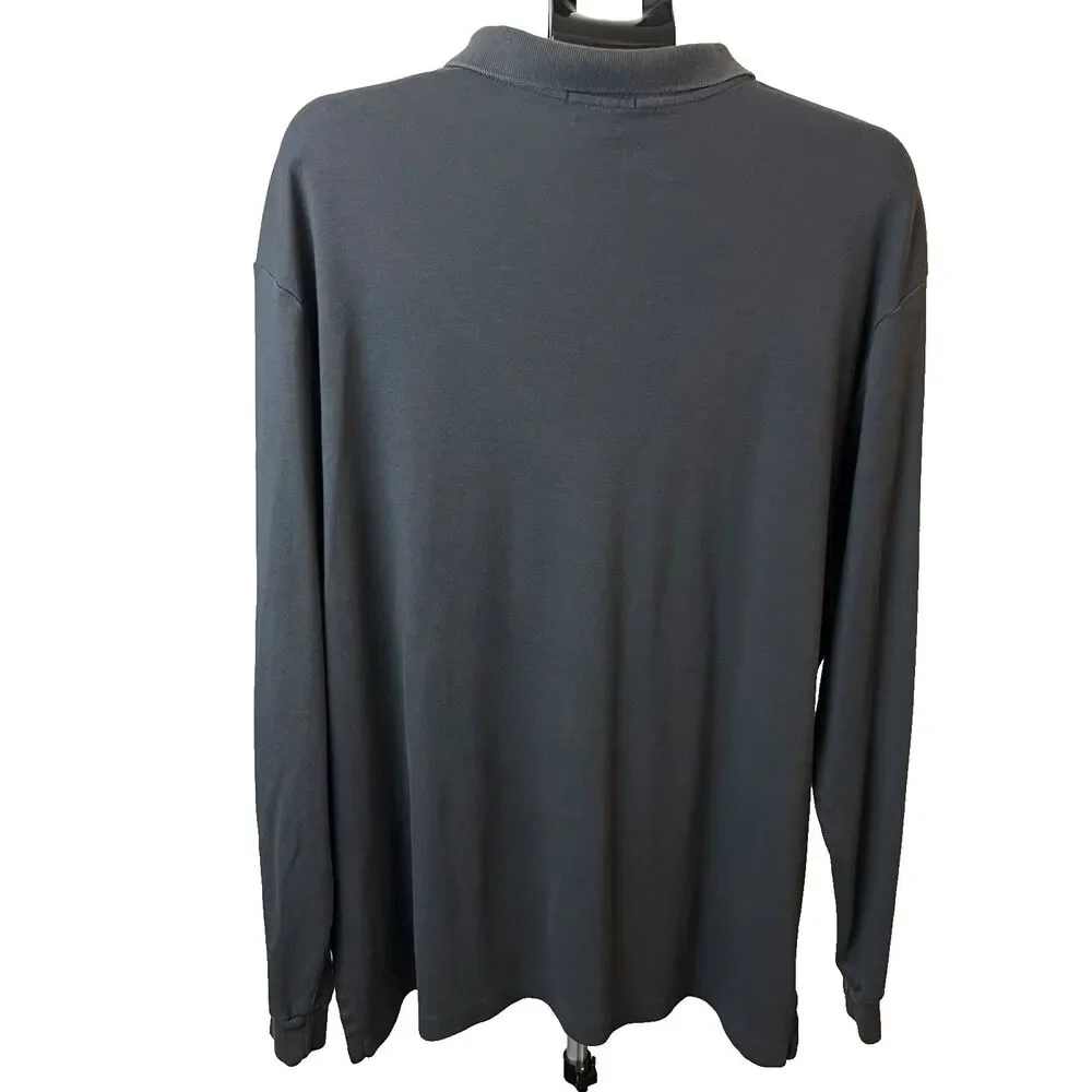 Polo Ralph‎ Lauren Shirt Mens XX Large Long Sleeve Custom Slim Fit Dark Gray